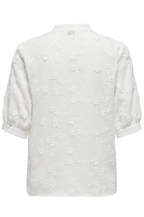 Only onlalice emb ss shirt wvn cs